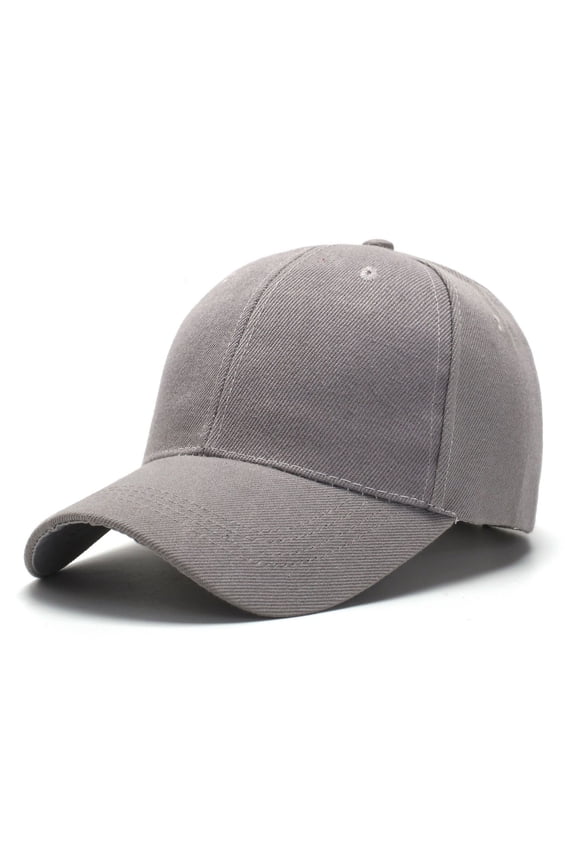 Classic Unisex Cotton Adjustable Low Crown Baseball Cap – Plain Dad Hat