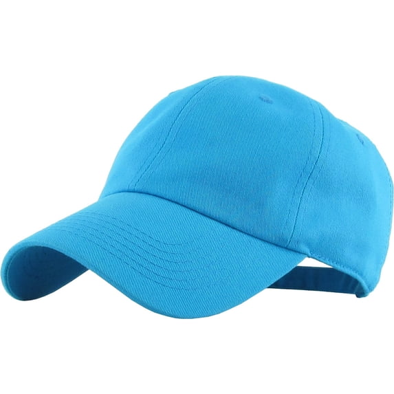 Classic Unisex Cotton Adjustable Low Crown Baseball Cap – Plain Dad Hat