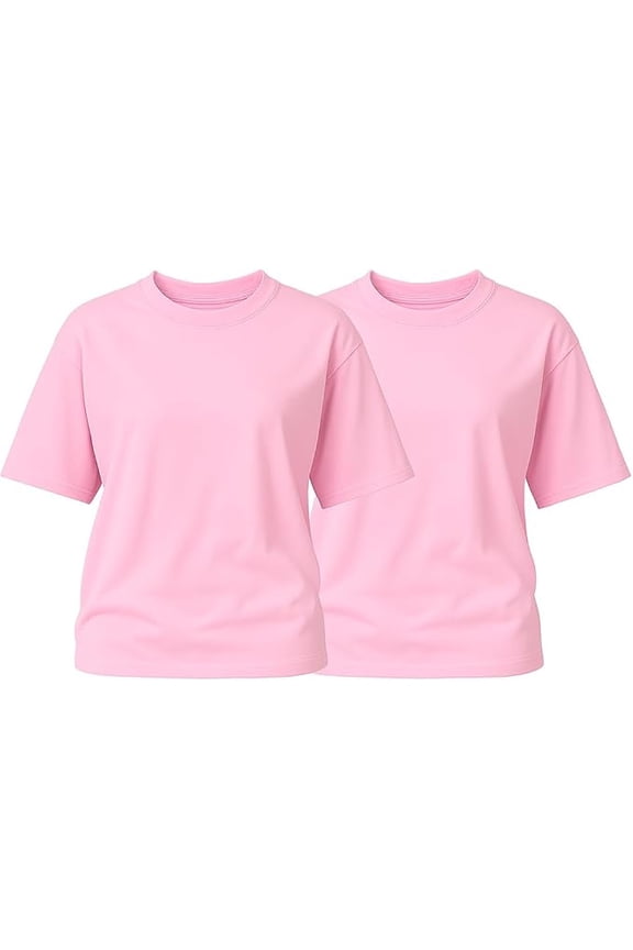 Classic Unisex Crew Neck T-Shirt Soft Cotton Short Sleeve Tee for Men & Women Casual Everyday Shirt