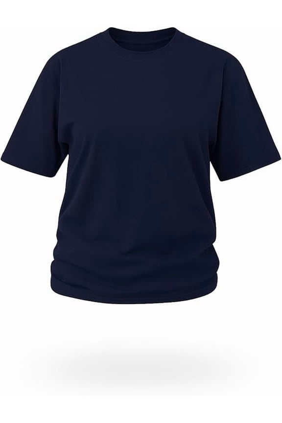 Classic Unisex Crew Neck T-Shirt Soft Cotton Short Sleeve Tee for Men & Women Casual Everyday Shirt