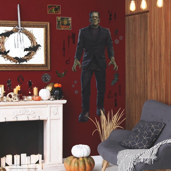 Classic Universal Monsters Frankenstein Giant Peel & Stick Wall Decals