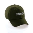 thumbnail image 1 of Classic Unstructured USA Cities Baseball Dad Hat 3D Raised PVC Letters Cap, New York Olive, White Black, 1 of 9