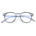 thumbnail image 1 of Classic Urban Hipster Keyhole Plastic Blue Light Filter Screen Glasses [Slate], 1 of 8