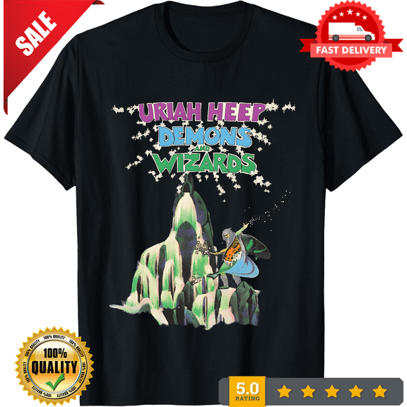 Classic Uriah Heep Band Cotton Shirt Unisex Concert S to 5XL FN1368, NEW INSTOCK-TH71017