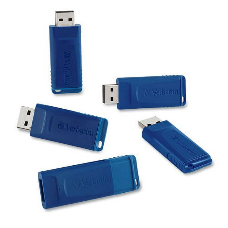 Classic USB 2.0 Flash Drive, 16 GB, Blue, 5/Pack Classic USB 2.0 Flash Drive, 16 GB, Blue, 5/Pack