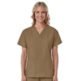 thumbnail image 1 of Classic V-neck Top by Maevn XXS- 5XL / Khaki, 1 of 3