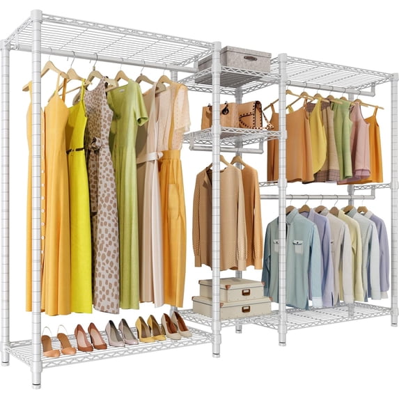 Classic V Medium Wire Garment Rack Heavy Duty Clos Rack for Hanging ...