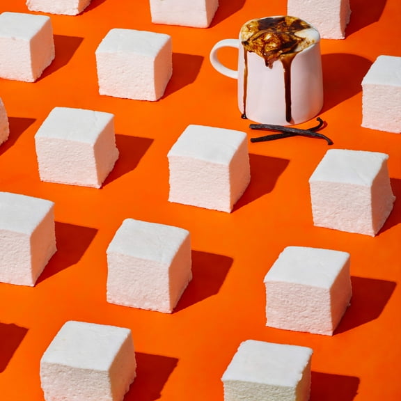 The Marshmallow Shop Handcrafted Classic Vanilla Marshmallows, Kosher Sweet Snack, 6-Pack