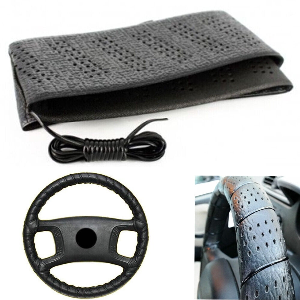Classic Vehicle Stretch Accessory On Steering Black Lace Grip Cover