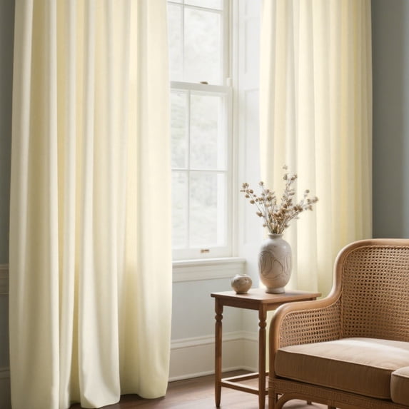 Classic Velvet Grommet Curtains – Thermal Insulated, Blackout, Set of 2 (52"W per Panel)