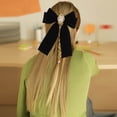 thumbnail image 1 of Elegant Velvet Hair Bows Ribbon Clips Classic Ponytail Barrettes Accessories For Women Girls Party Holiday Birthday Decoration, 1 of 6
