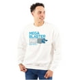 thumbnail image 1 of Classic Video Game Mega Man Blaster Unisex Plus Size Sweatshirt Brisco Brands 4X, 1 of 5