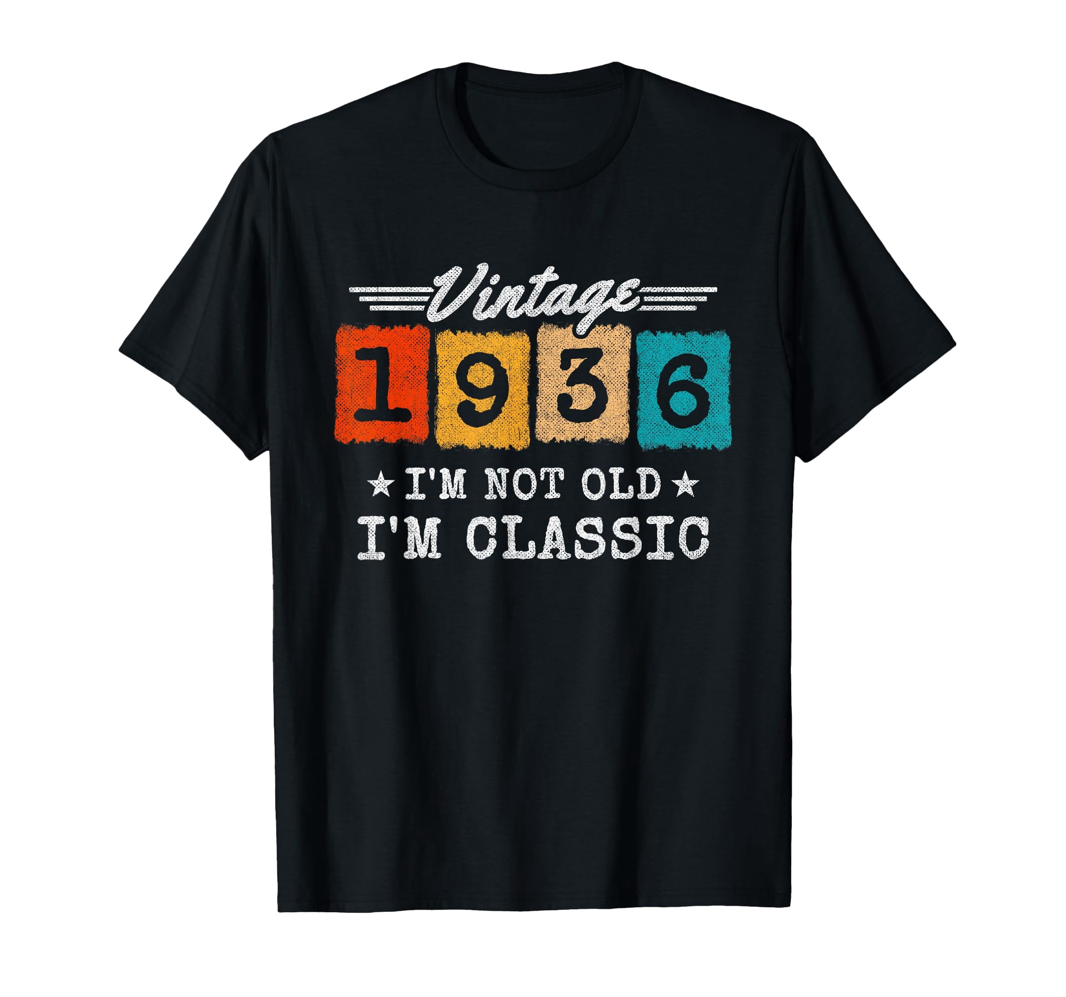 Classic Vintage 1936 TShirt Retro Design Comfort Colors for Timeless — free download