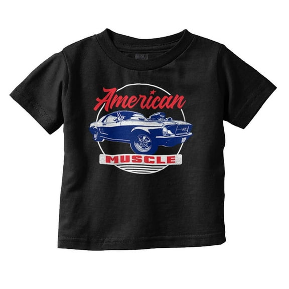 Classic Vintage American Muscle Car Youth T Shirt Tee Boys Infant Toddler Brisco Brands 18M