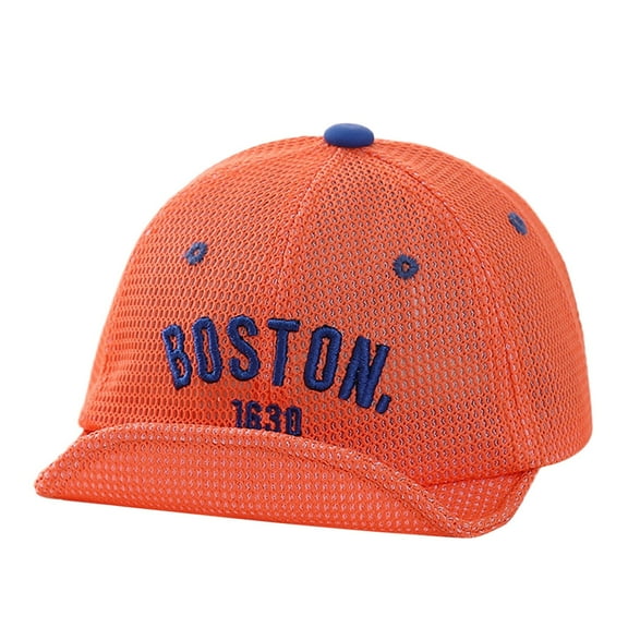 Classic Vintage Embroidered Fashionable Baseball Cap for Men Women Teenager Cap City Hat Adjustable Dad Hat,Color:Orange