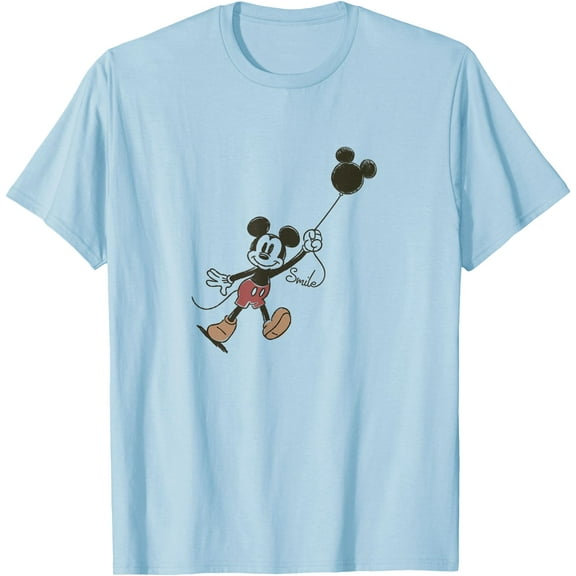 Classic Vintage Mickey Ears Balloon DTG Print Unisex T-Shirt