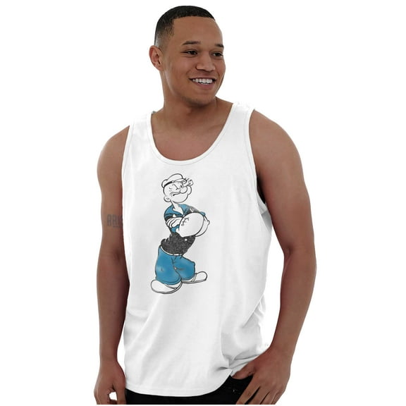Classic Vintage Popeye the Sailor Man Tank Top T Shirts Men Women Brisco Brands 3X