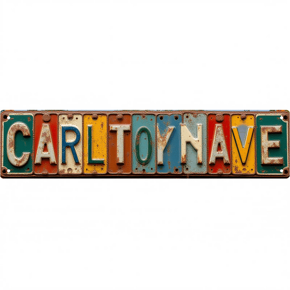 Classic Vintage Street Sign 16*4 inches 
