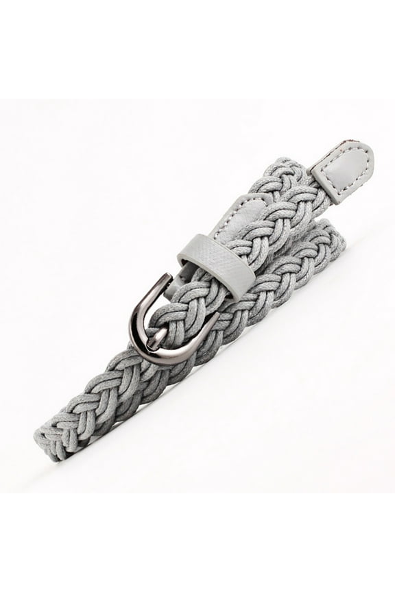 Classic Vintage Wax Rope Clothing Braided Belt Women's Pin Buckle Fashion Dress Pants Hand Braided Women's Belt Customize Belts Belted Cow Belts Suit Belt Women Men Belt Leather Western Belt