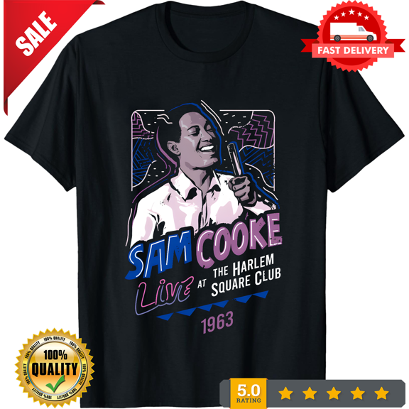 Classic Vtg Sam Cooke Live In Concert Heavy Cotton Black Full Size Unisex Shirt J910, NEW TRENDING ITEM-TH70873