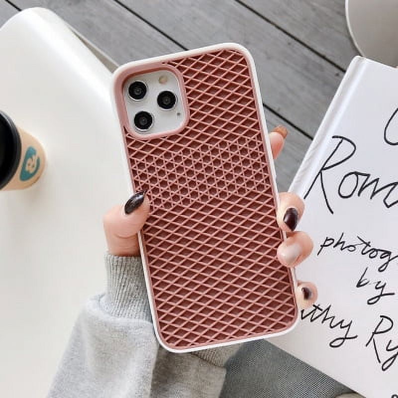 Classic Waffle Sole Phone Case For iPhone 16 15 14 13 12 11 Pro