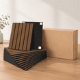 Classic Walnut 48 x 32 inches Acoustic Dampers, High-Density Decorative ...