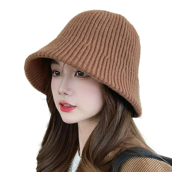 Classic Warm Bucket Hat for Women Beanies for Women Berets Fall Winter Hat Womens Snow Cap Handwear Travel Outdoor