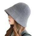 thumbnail image 1 of Classic Warm Bucket Hat for Women Beanies for Women Berets Fall Winter Hat Womens Snow Cap Handwear Travel Outdoor, 1 of 7