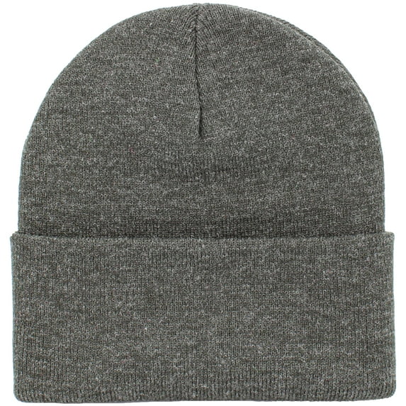 Classic Warm Winter Beanie Hats Acrylic Knit Cuff Daily Cap