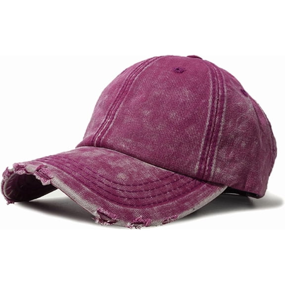 Classic Washed Distressed Vintage Baseball Cap Unconstructed Soft Cotton Denim Dad Hat for Men Women