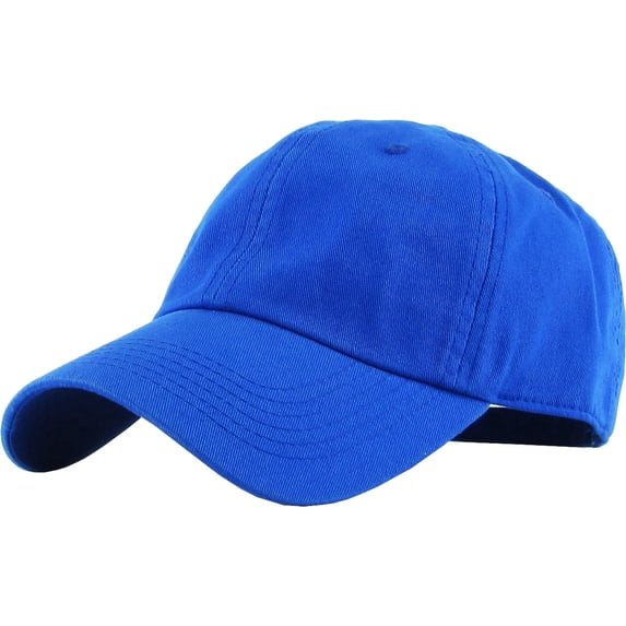 Classic Unisex Cotton Adjustable Low Crown Baseball Cap – Plain Dad Hat