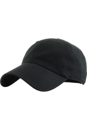 Classic Unisex Cotton Adjustable Low Crown Baseball Cap – Plain Dad Hat