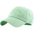 thumbnail image 1 of Classic Washed Solid Cotton Dad Hat Adjustable Baseball Cap Polo Style, 1 of 5