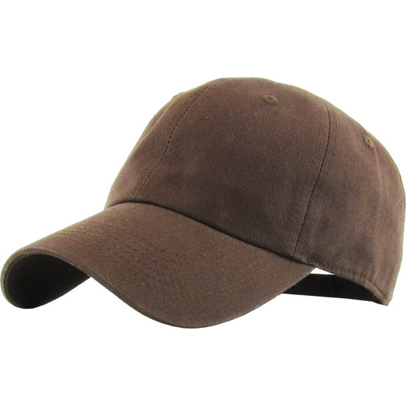 Classic Washed Solid Cotton Dad Hat Adjustable Baseball Cap Polo Style