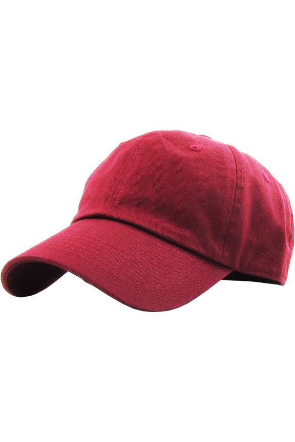 Classic Unisex Cotton Adjustable Low Crown Baseball Cap – Plain Dad Hat