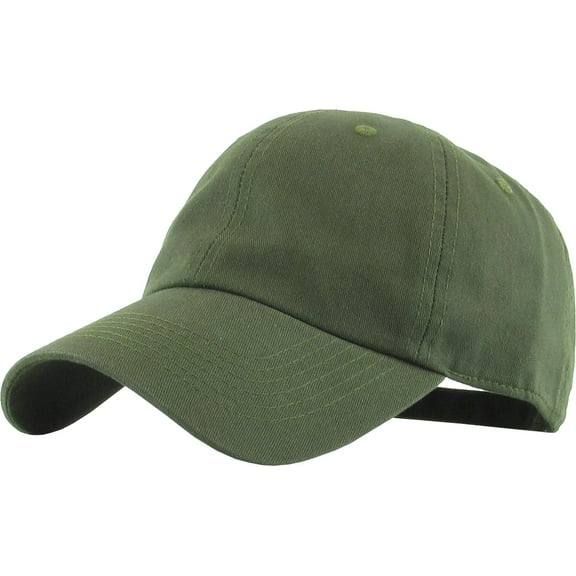 Classic Washed Solid Cotton Dad Hat Adjustable Baseball Cap Polo Style