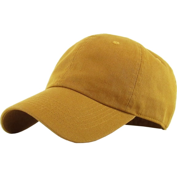 Classic Unisex Cotton Adjustable Low Crown Baseball Cap – Plain Dad Hat