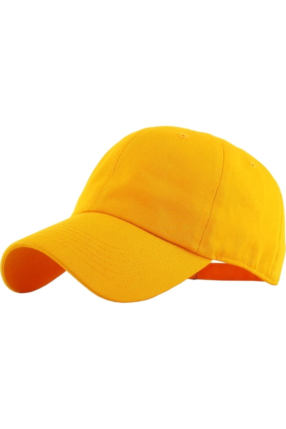 Classic Unisex Cotton Adjustable Low Crown Baseball Cap – Plain Dad Hat