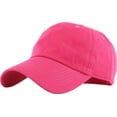 thumbnail image 1 of Classic Unisex Cotton Adjustable Low Crown Baseball Cap – Plain Dad Hat, 1 of 7