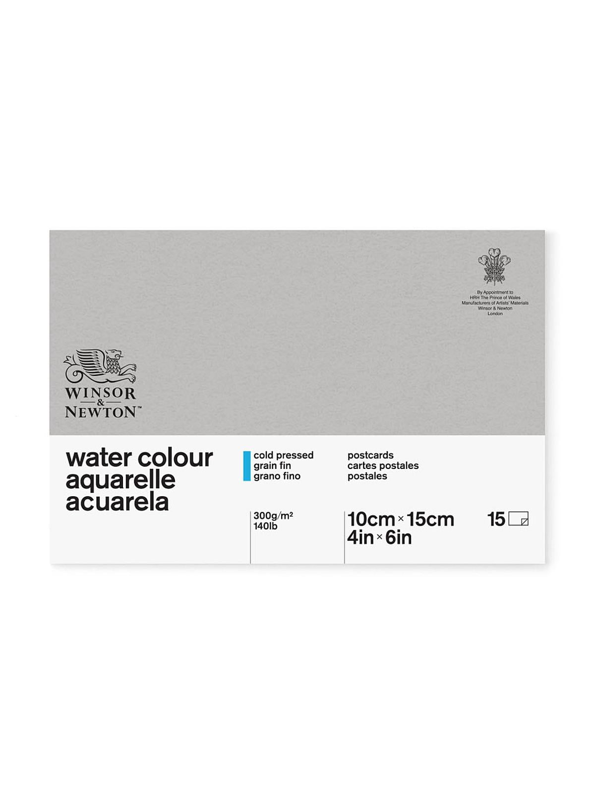 Classic Water Colour Paper Postcard 140 lb., cold pressed, 4 in. x 6 in. (pack of 3)