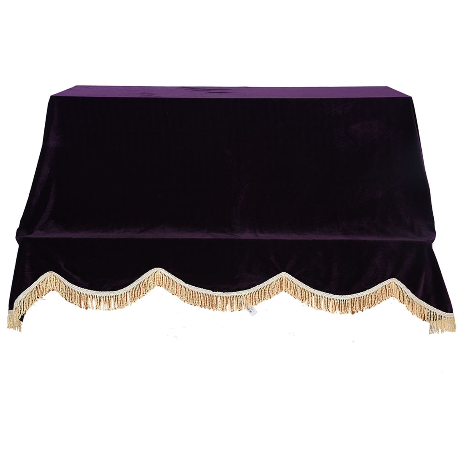 Classic WearResistant Soft Pleuche Cloth Upright Piano Dust Cover, Piano Dust Cover, For Piano