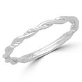thumbnail image 1 of Classic Wedding Band Ring in 14K White Gold - Size 3.25, 1 of 1