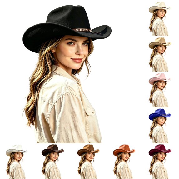 Classic Western Cowboy Hat for And Or Hat for Parties Outdoor Events And Everyday Wear Without Brim Or Strap Hard Hat Cowboy Style