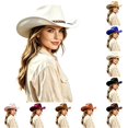 thumbnail image 1 of Classic Western Cowboy Hat for And Or Hat for Parties Outdoor Events And Everyday Wear Without Brim Or Strap Hard Hat Cowboy Style, 1 of 4
