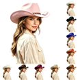 thumbnail image 1 of Classic Western Cowboy Hat for And Or Hat for Parties Outdoor Events And Everyday Wear Without Brim Or Strap Hard Hat Cowboy Style, 1 of 4