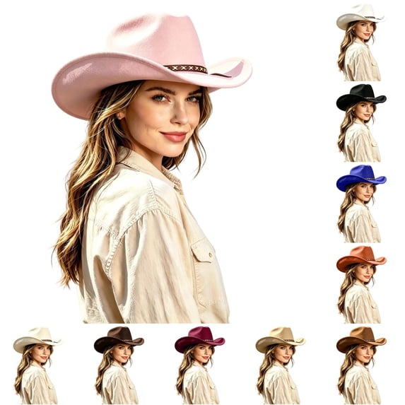 Classic Western Cowboy Hat for And Or Hat for Parties Outdoor Events And Everyday Wear Without Brim Or Strap Hard Hat Cowboy Style
