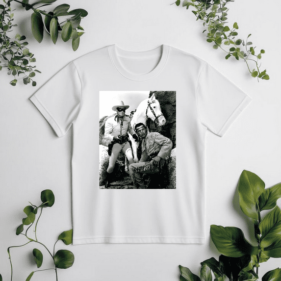 Classic Western Lone Rider Vintage Cowboy Adventure Graphic Unisex T-Shirt V80715, up to size 5XL