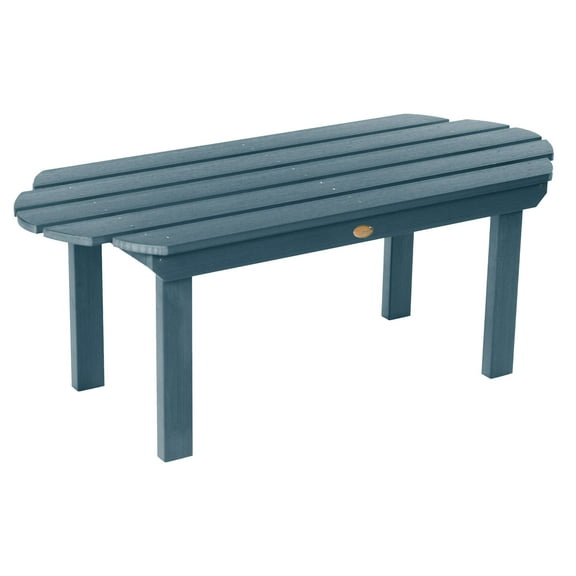 Classic Westport Conversation/Coffee Table - 45" L x 18" W x 17" H, Outdoor, Eco-friendly, Synthetic Wood