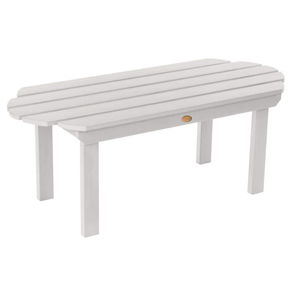 Classic Westport White Recycled Plastic Outdoor Coffee Table - Walmart.com