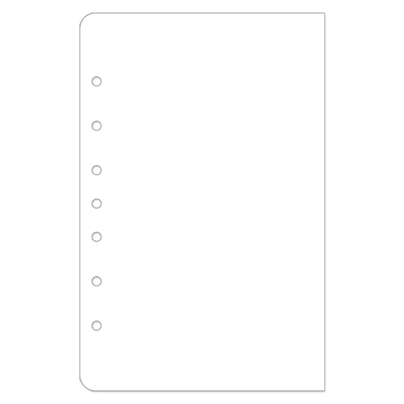 Classic White Blank Pages - 200 Pack